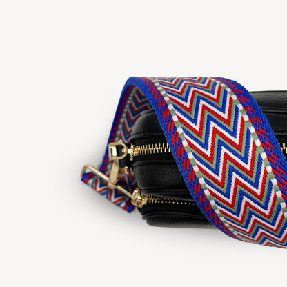 Correas con diseño azteca azul y rojo - Set surtido