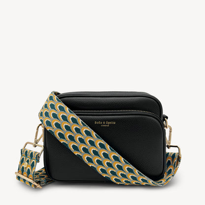 Correa turquesa de pavo real - Accesorio elegante inspirado en el pavo real