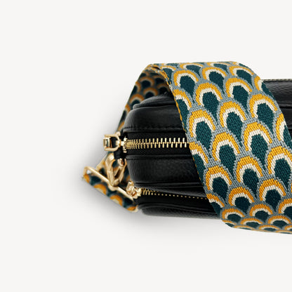 Correa turquesa de pavo real - Accesorio elegante inspirado en el pavo real
