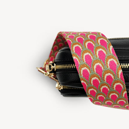 Correa Rosa Pavo Real - Accesorio Vibrante Inspirado en Plumas