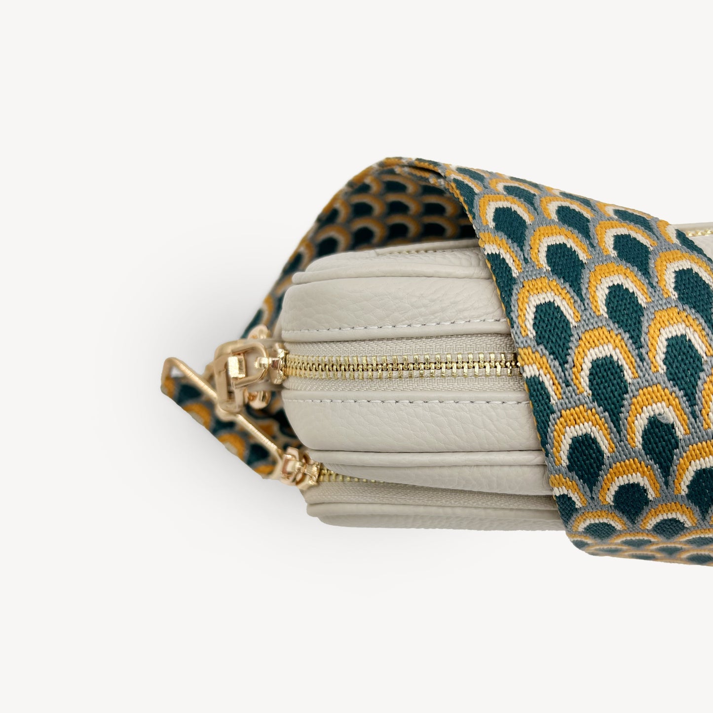 Correa turquesa de pavo real - Accesorio elegante inspirado en el pavo real