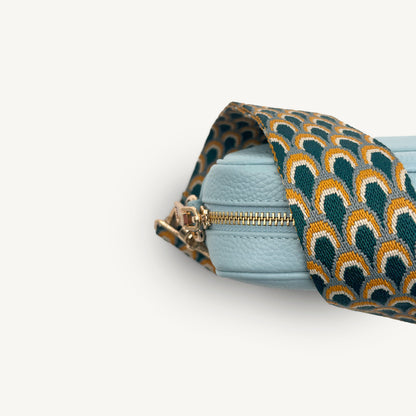 Correa turquesa de pavo real - Accesorio elegante inspirado en el pavo real