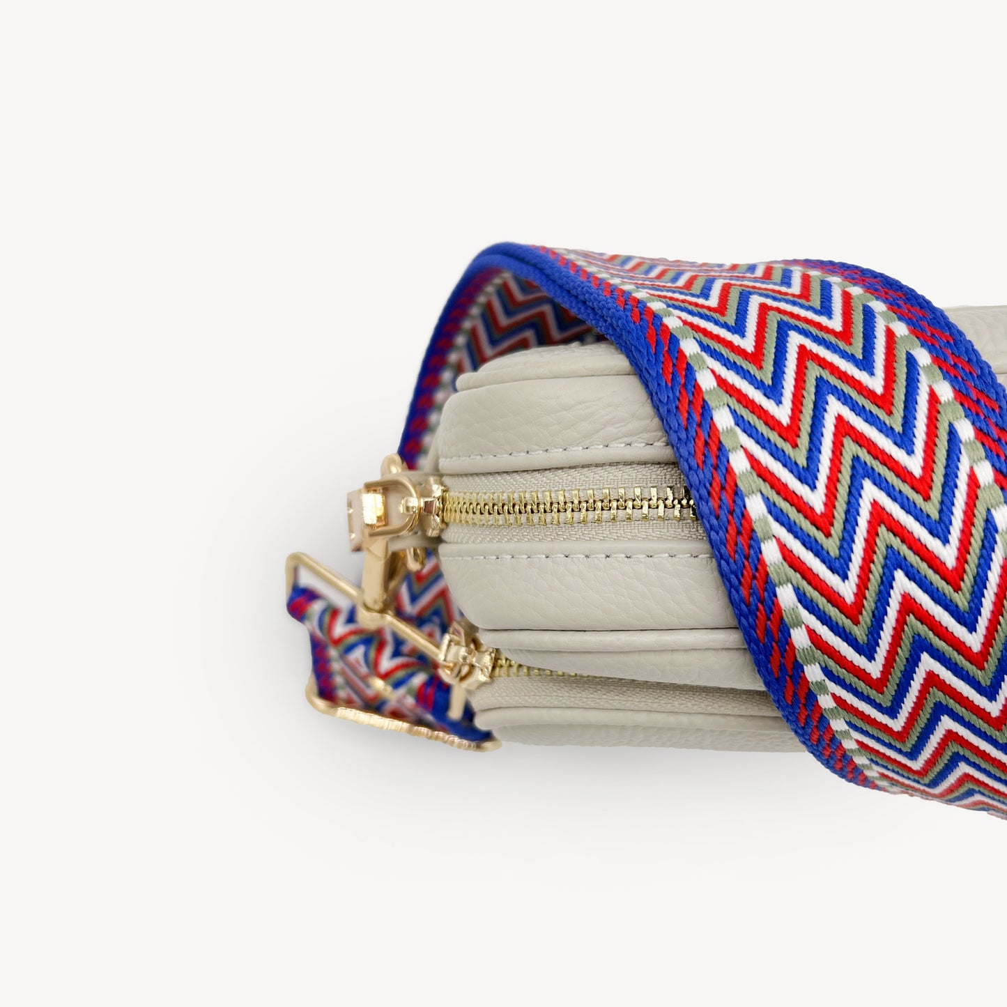 Correas con diseño azteca azul y rojo - Set surtido