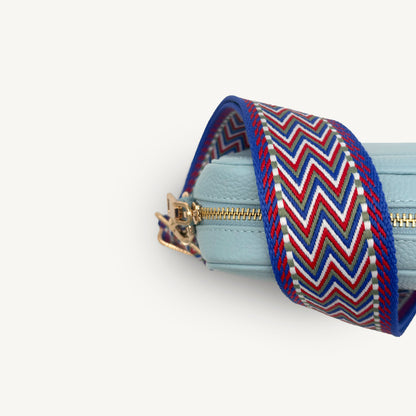 Correas con diseño azteca azul y rojo - Set surtido