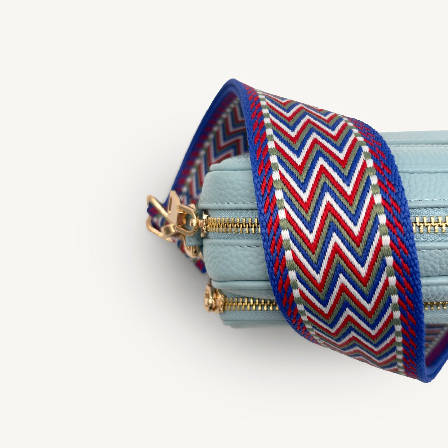 Correas con diseño azteca azul y rojo - Set surtido