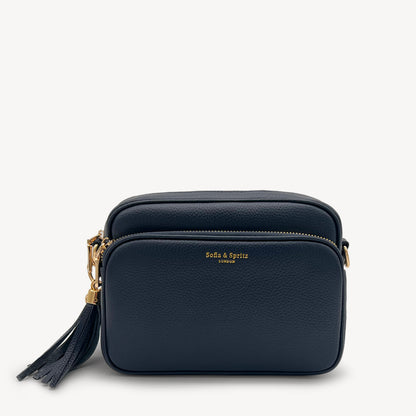 Bolso bandolera Alba azul marino - Elegante, imprescindible para el día a día