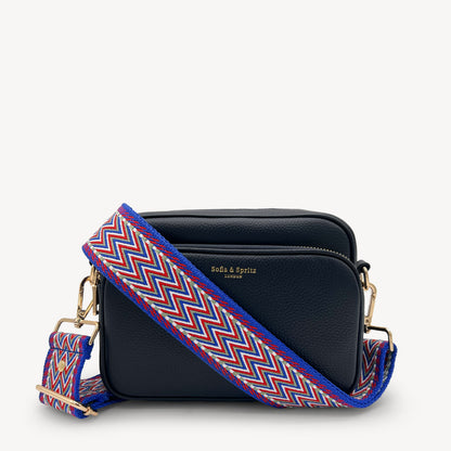 Correas con diseño azteca azul y rojo - Set surtido