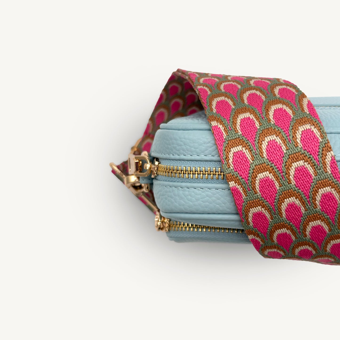 Correa Rosa Pavo Real - Accesorio Vibrante Inspirado en Plumas