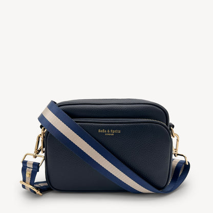 Bolso bandolera Alba azul marino - Elegante, imprescindible para el día a día