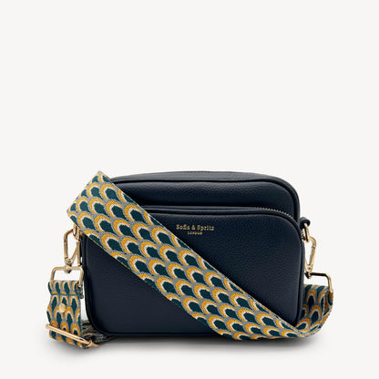 Correa turquesa de pavo real - Accesorio elegante inspirado en el pavo real