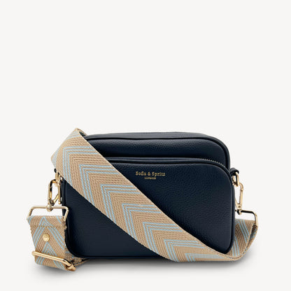 Correa de flecha azul claro y arena – Toque elegante y sutil
