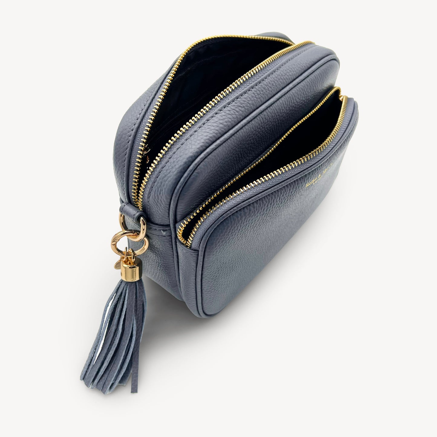 Bolso bandolera Alba en azul sombra