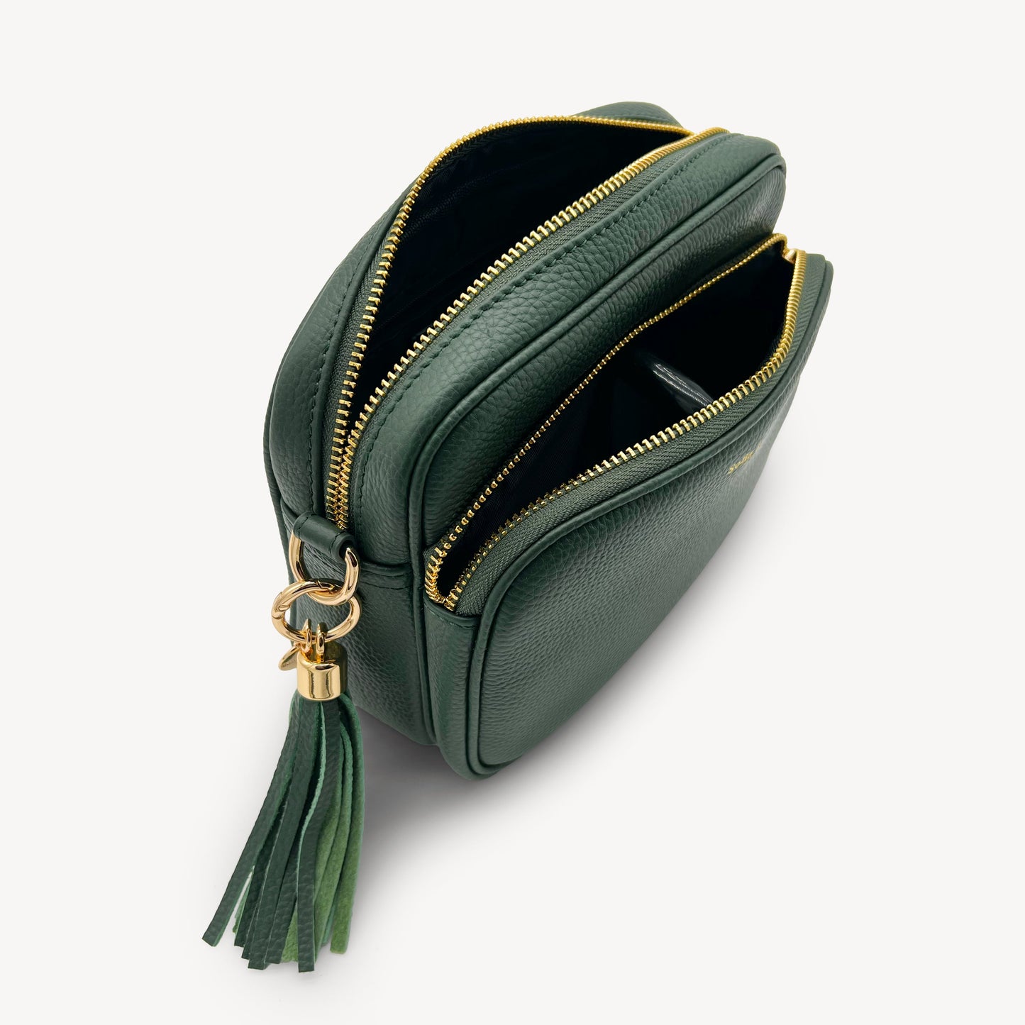 Bolso cruzado Alba en verde Racing
