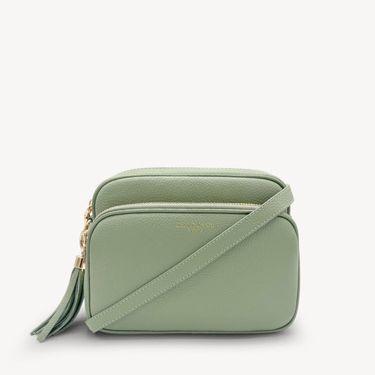 Bolso bandolera Alba en verde salvia