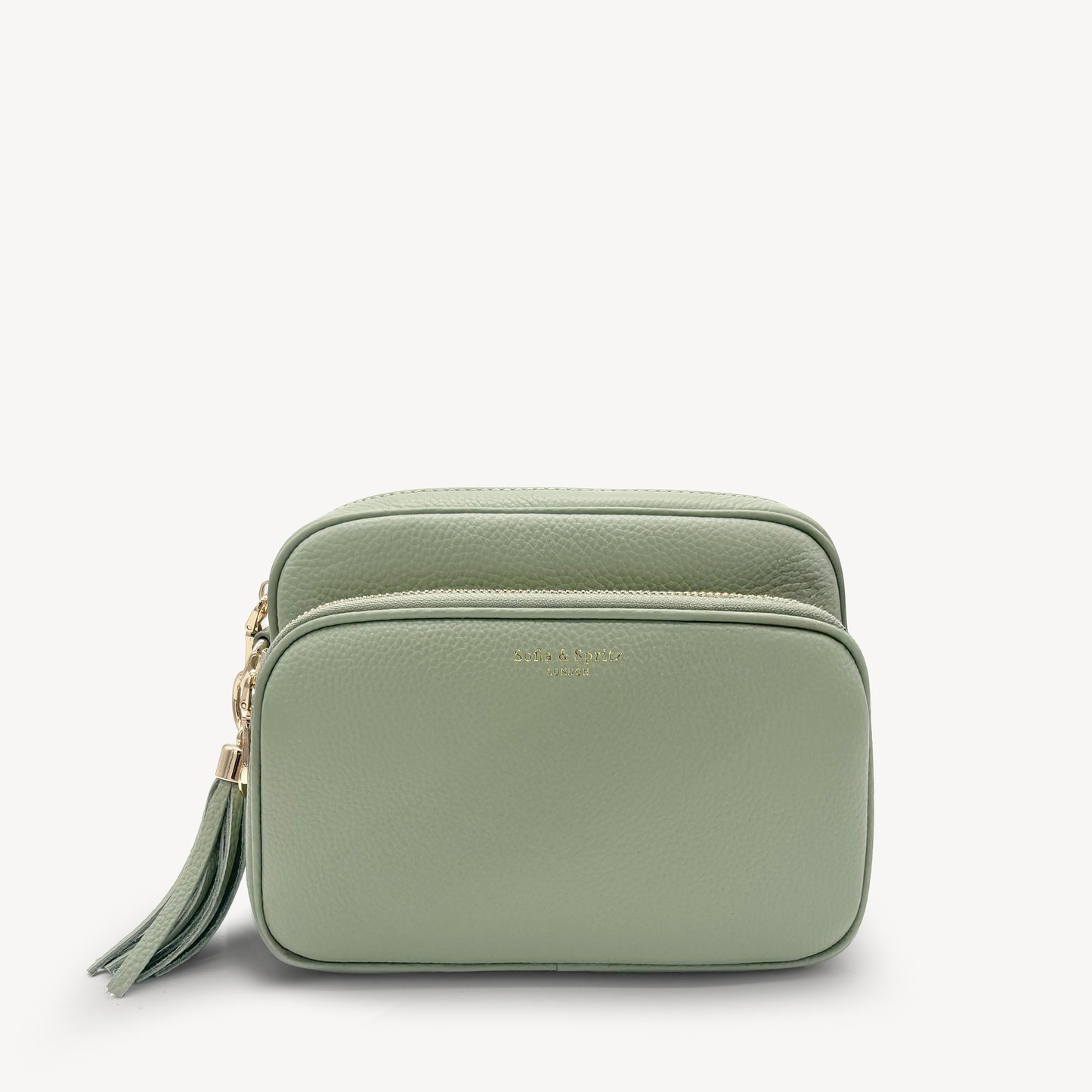 Bolso bandolera Alba en verde salvia