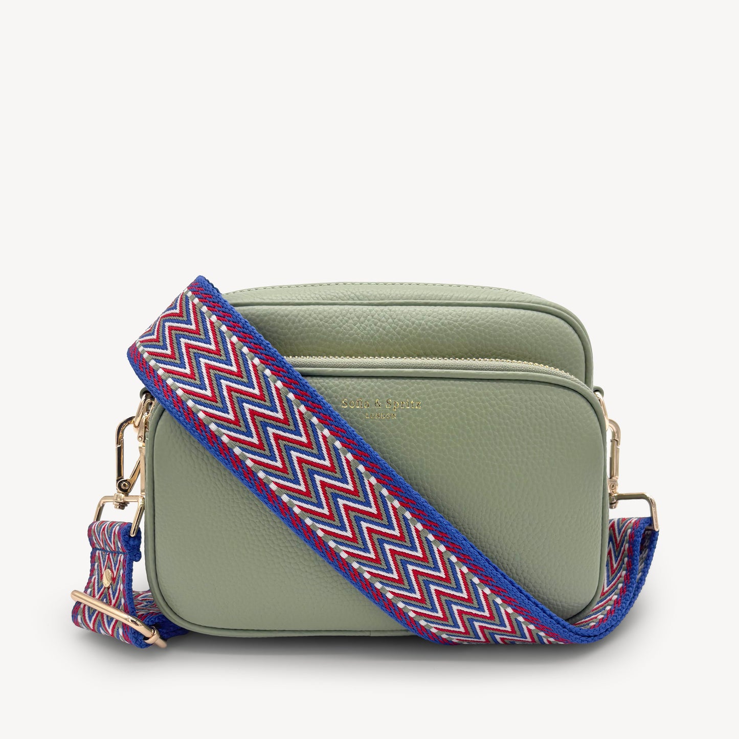 Correas con diseño azteca azul y rojo - Set surtido