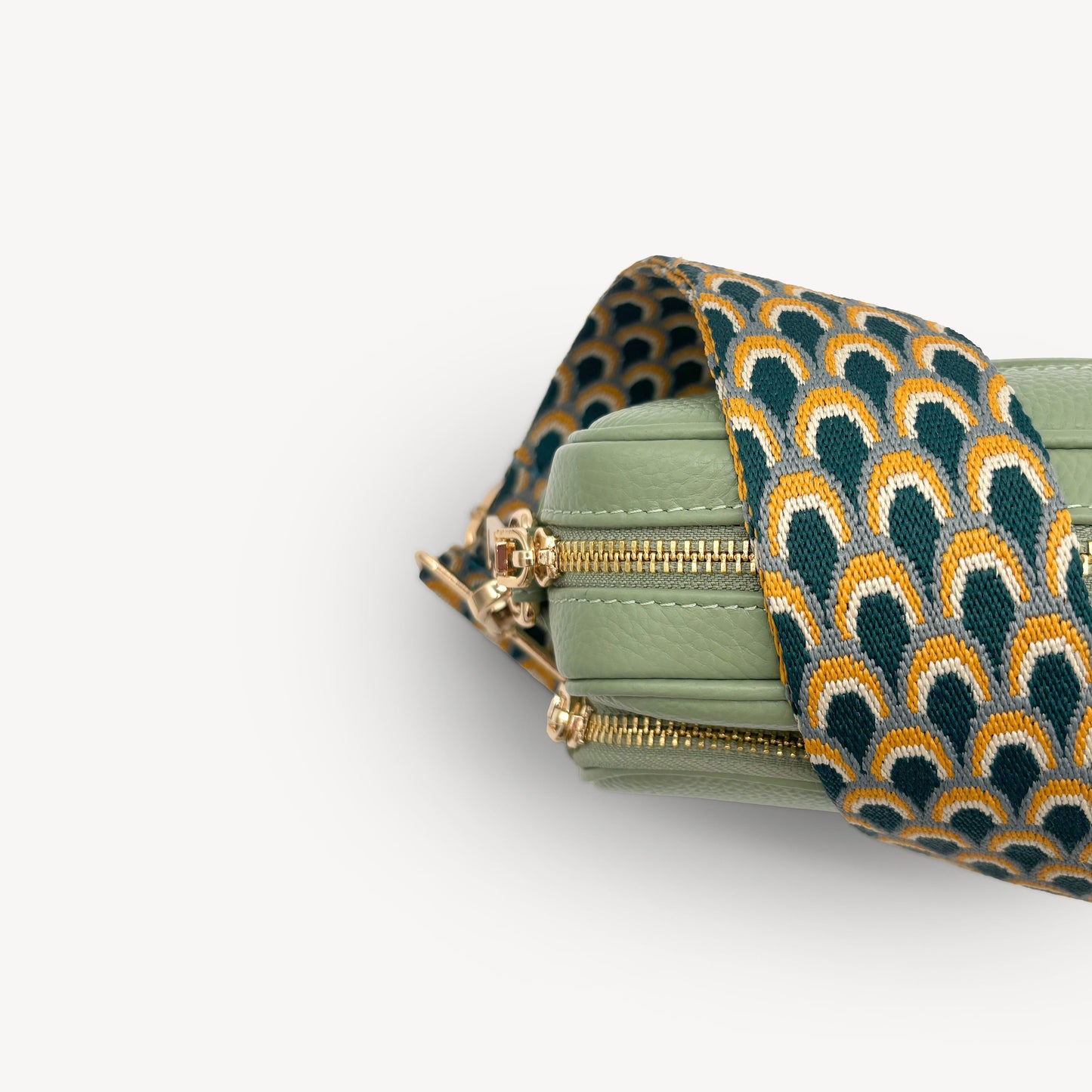 Correa turquesa de pavo real - Accesorio elegante inspirado en el pavo real