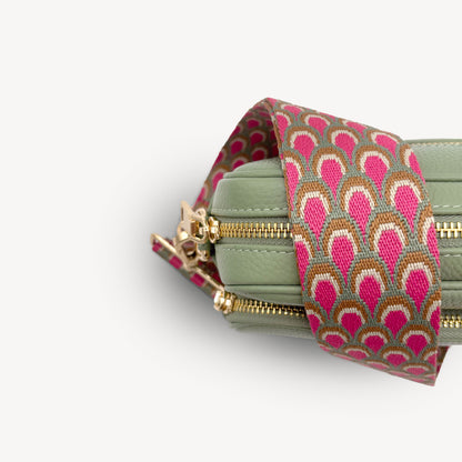 Correa Rosa Pavo Real - Accesorio Vibrante Inspirado en Plumas