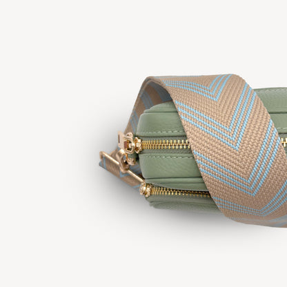 Correa de flecha azul claro y arena – Toque elegante y sutil
