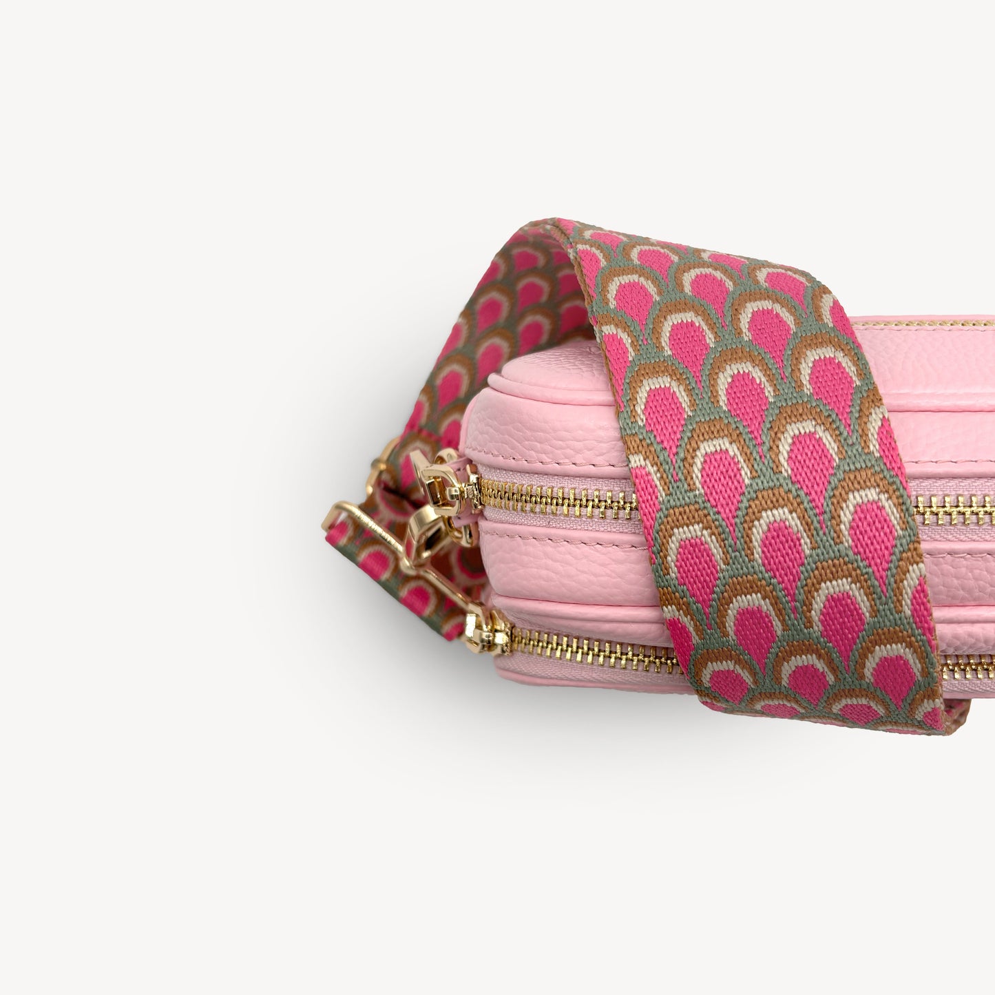 Correa Rosa Pavo Real - Accesorio Vibrante Inspirado en Plumas