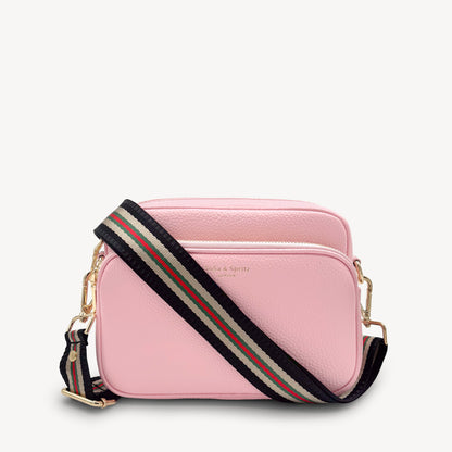 Colección de correas negras y doradas