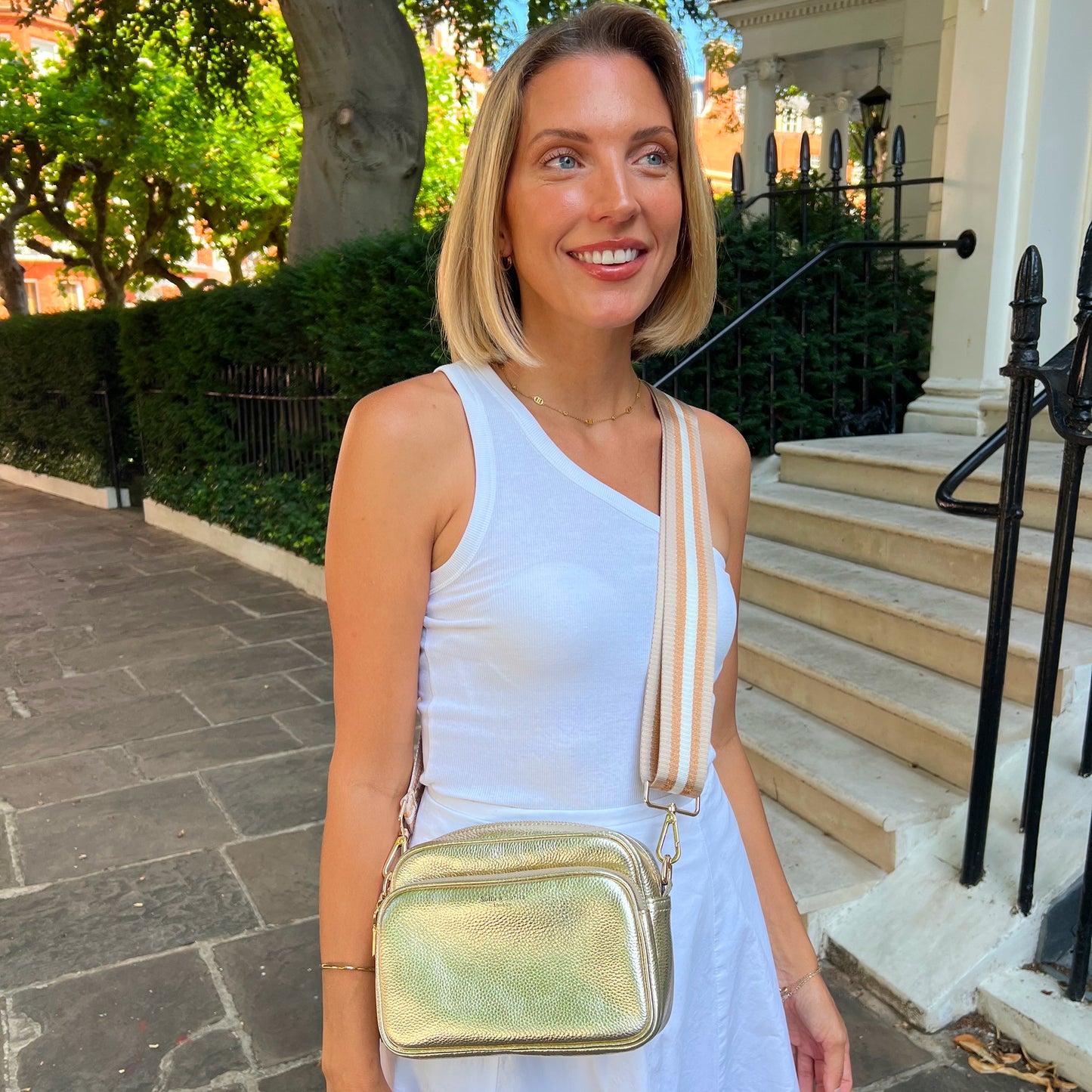Alba Bolso bandolera dorado