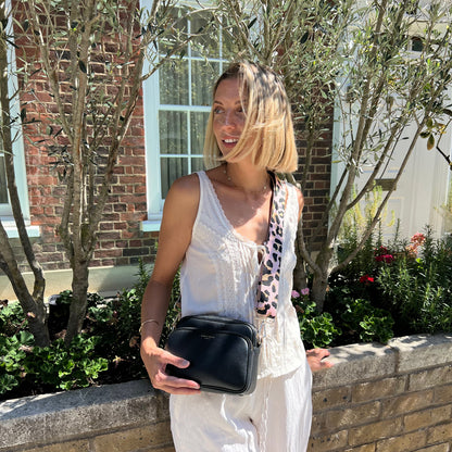 Alba Bolso bandolera negro – Estilo diario elegante y manos libres