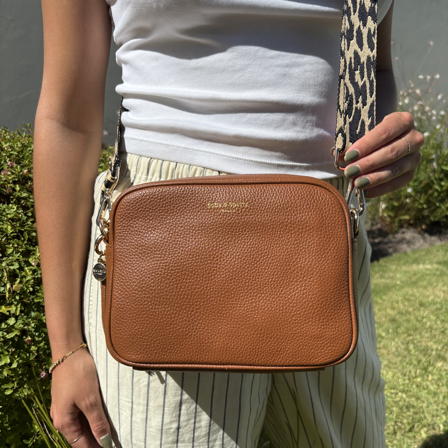 Bolso bandolera Lyla color topo