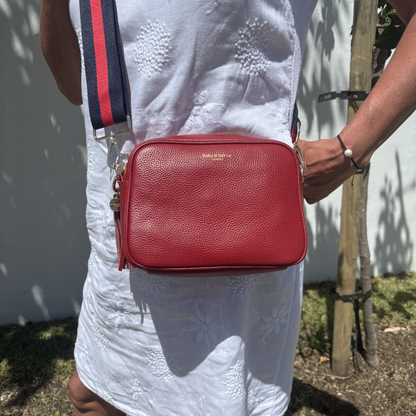 Lyla Bolso bandolera en rojo cereza intenso