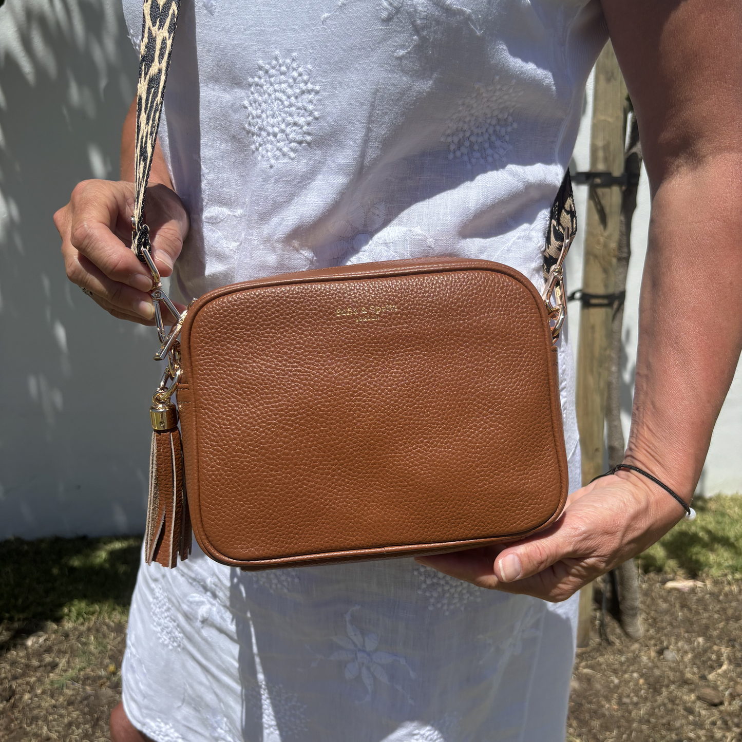 Bolso bandolera Lyla color topo