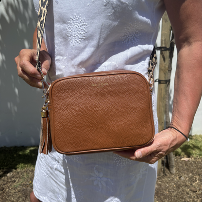 Bolso bandolera Lyla color topo