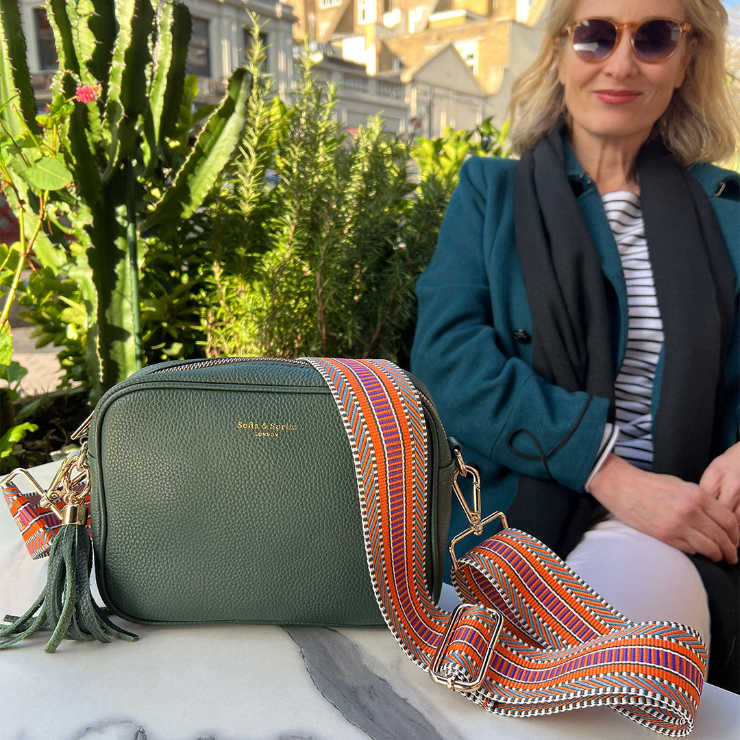 Bolso bandolera Lyla en verde Racing