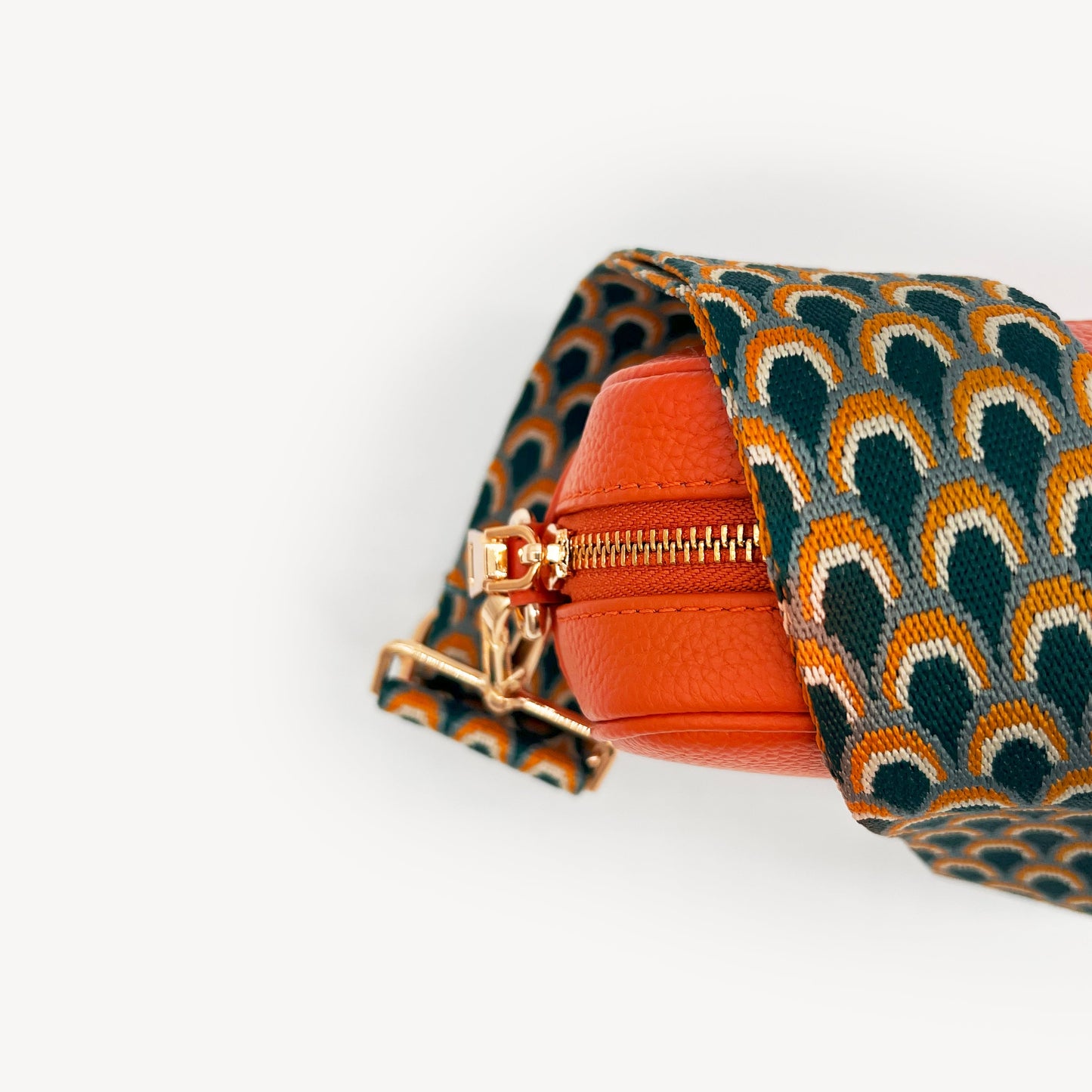 Correa turquesa de pavo real - Accesorio elegante inspirado en el pavo real