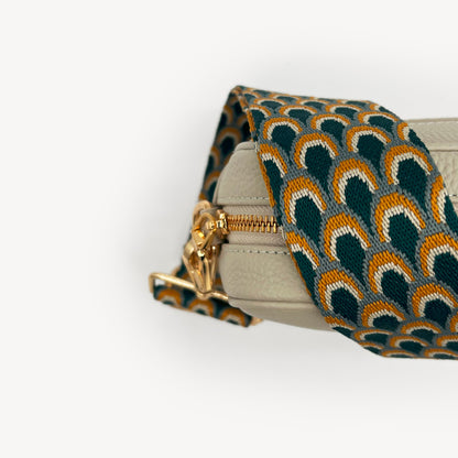 Correa turquesa de pavo real - Accesorio elegante inspirado en el pavo real