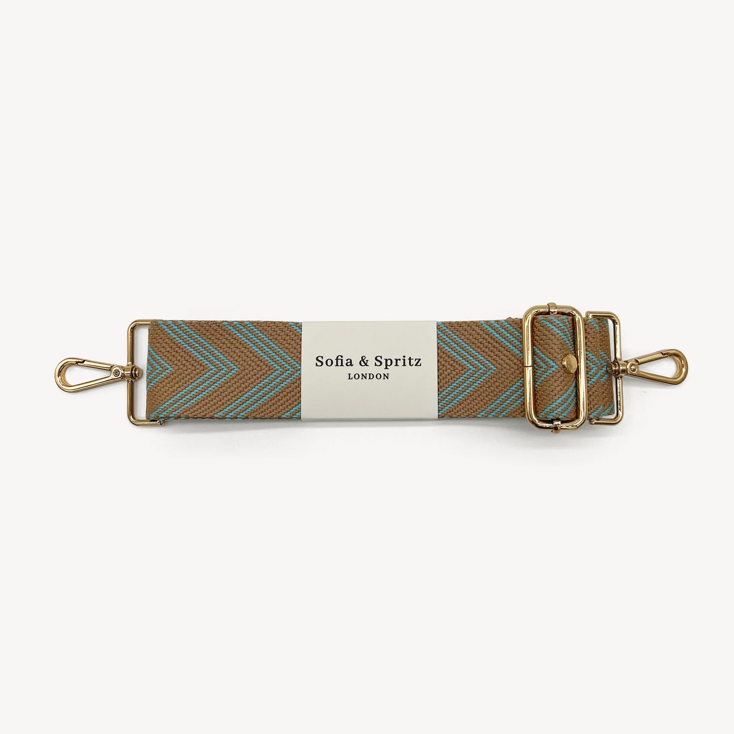 Correa de flecha azul claro y arena – Toque elegante y sutil
