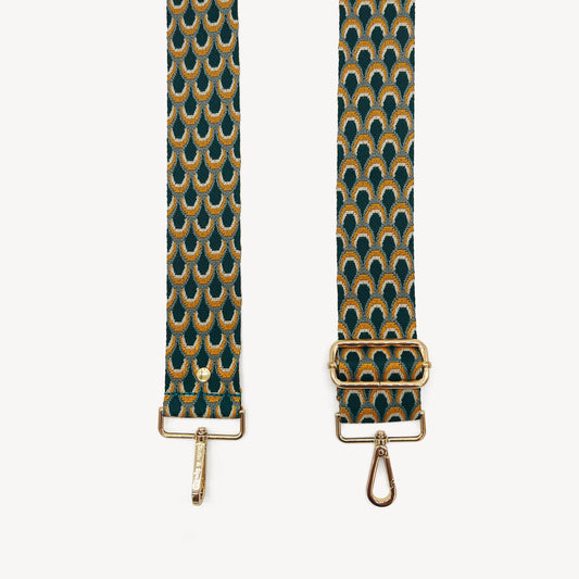Correa turquesa de pavo real - Accesorio elegante inspirado en el pavo real